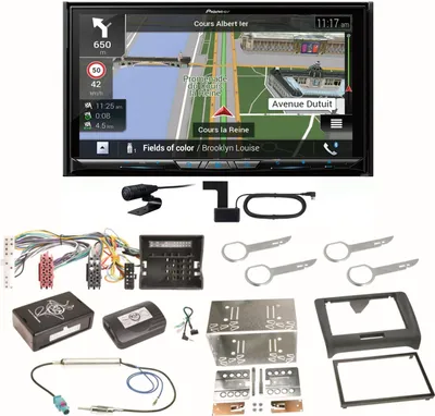 Produktbild von Pioneer AVIC-Z930DAB Navigation Bluetooth CD USB MP3 Einbauset für Audi TT 8J