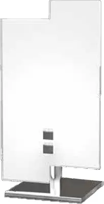 Image de Abatjour Moderno Tetris Métal Blanc Verre 1 Lumière G9