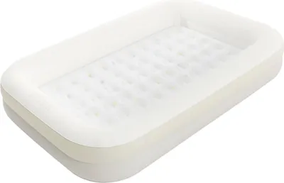 Produktbild von INTEX Kinder Luftbett KidzTravel mit Pumpe und Tasche Reisebett 107x168 Matratze beige