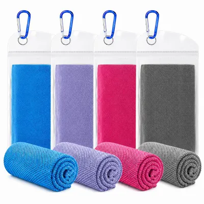 Produktbild von Kühltuch Set, kühlhandtuch kühltuch Sport, Mikrofaser kühlendes Handtuch Fitness und Sport, Eishandtuch Cooling Towel für Fitness, Reise, Yoga, Golf