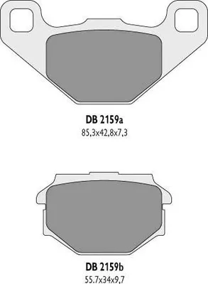 Immagine prodotto di Pastiglie Freno Kh382 - Sostituiscono I Modelli Db2159Mx-D E Db2159Qd-D