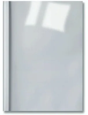 Produktbild von GBC Standard Thermo-Bindemappen 12mm, weiß (100), A4, PVC, Weiß, 110 Blätter, 1,2 cm, 124 mm