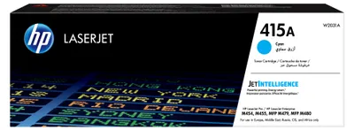 Zdjęcie produktu dla HP Oryginalny błękitny toner 415A LaserJet, 2100 stron(y), Cyjan, 1 szt.