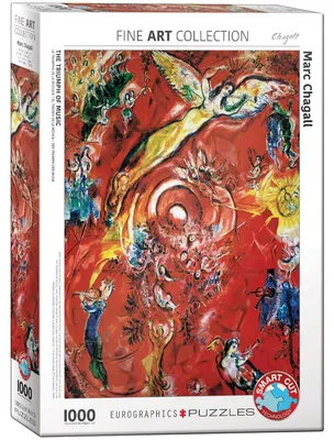 Immagine prodotto di Puzzle Eurographics 1000 elementów - Triumf Muzyki Chagalla