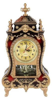 Immagine prodotto di Solidchoice - Orologio da tavolo vintage con design antico e movimento silenzioso