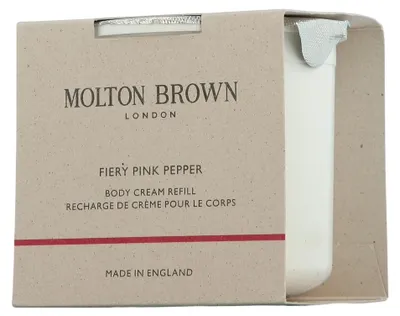 Imagen del producto de Crema corporal Molton Brown Fiery Pink Pepper, recambio de 200 ml