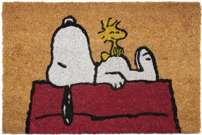Produktbild von Erik Editores Snoopy Fußmatte Rot  Rot One Size