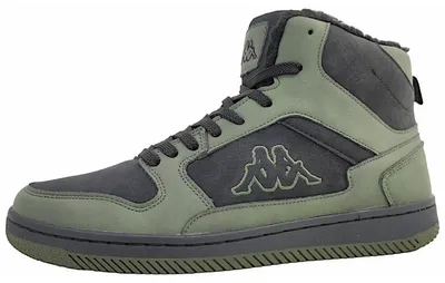 Image de Bottes de ville pour hommes Kappa, couleur verte, lacets, style décontracté