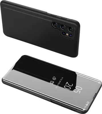 Zdjęcie produktu dla Etui HQWear Clear View do Samsung Galaxy S24 Ultra, czarne