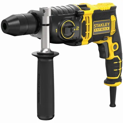 Image de Perceuse à Percussion filaire 2 Vitesses - 850W STANLEY FATMAX - FMEH850K-QS