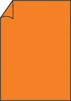 Produktbild von RÖSSLER 16400121 Briefbogen Paperado - A4, 100 g/qm, orange gerippt