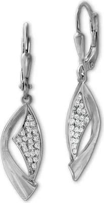Immagine prodotto di Orecchini pendenti da donna SilberDream, con zirconi bianchi, in argento 925, modello D2SDO4377W