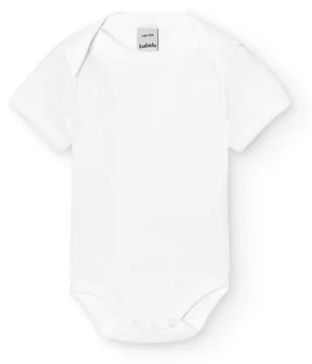Obrázek produktu pro BABIDU, dětská body, bílá, velikost 18–24 měsíců