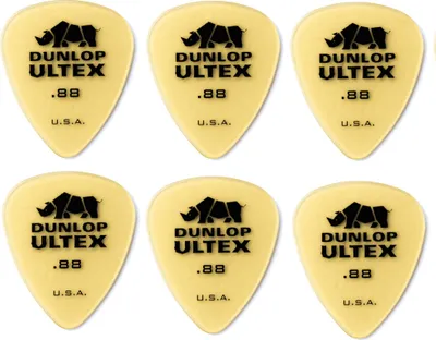 Produktbild von 6x Dunlop Ultex Standard Plektren - 0,88 mm