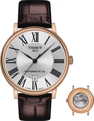 Zdjęcie produktu dla Tissot T122.407.36.033.00 Męski zegarek na rękę, koperta w kolorze różowego złota, skórzany pasek