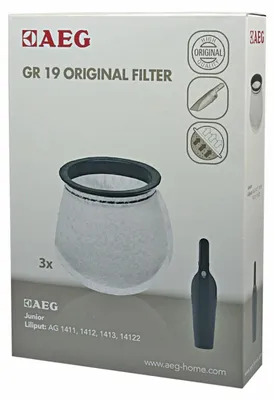 Produktbild von AEG 9000876020 GR19 Filter 3er Set für Junior, Liliput AG1411 1412 1413 14122