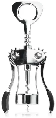 Image de Ouvre-bouteille - Tire-bouchon - 19,5 cm - Acier au carbone - Argenté