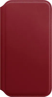 Image de Étui en cuir Apple Folio pour l'Apple iPhone X / Xs - Rouge