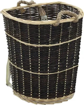 Produktbild von Vidaxl Holzkorb mit Trägerbändern 57x51x69 cm Natural Willow Wood