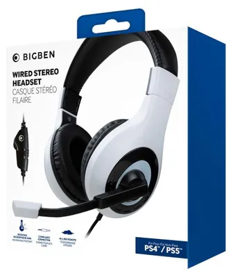 Productafbeelding van Stereo gamingheadset V1 [wit] voor PS4/PS5