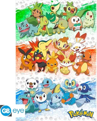 Image de Poster Pokemon - First Partners (91,5 x 61 cm) #1