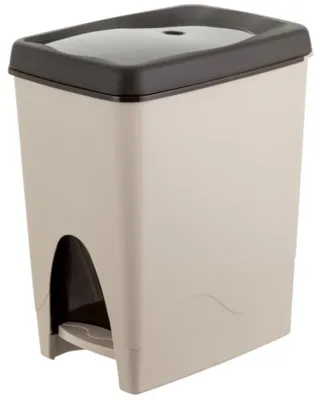 Image de BAMA Poubelle QUOTIDIANA, 21 L, marron