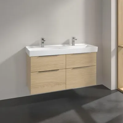 Productafbeelding van Villeroy & Boch Taro wastafelonderkast, 115 cm, met 4 lades