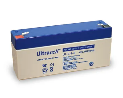 Produktbild von Wentronic 78241, 3300 mAh, Plombierte Bleisäure (VRLA), 6V