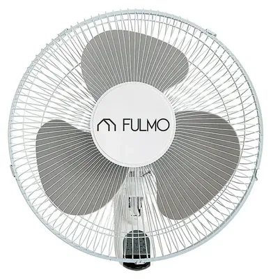Image de Ventilateur Mural Poniente Blanc Avec Télécommande 45 W, ø43 Cm