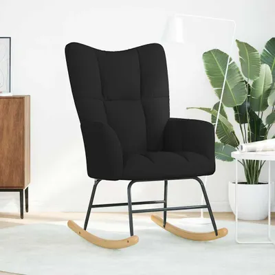 Obrázok produktu pre hojdacie kreslo vidaXL Black Fabric