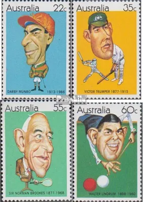 Produktbild von Briefmarken Australien 1981 Mi 741I-744I (kompl.Ausg.) postfrisch Sportler