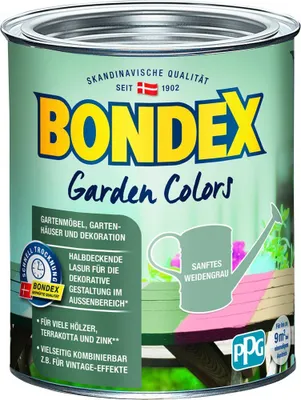 Produktbild von Bondex Garden Colors 750 ml sanftes weidengrau