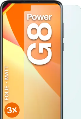 Produktbild von moex® 3x Schutzfolie kompatibel mit Motorola Moto G8 Power - Displayschutzfolie Anti Reflex Folie, Matt