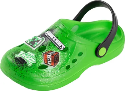 Image de Minecraft - "Boom" TNT Sabots pour garçons NS9504 (36 UE) (Vert)