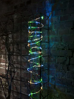 Produktbild von LED Lichtschlauch Konstsmide außen 5 m 65 LEDs Lichtfarbe bunt batteriebetrieben inkl. Timer