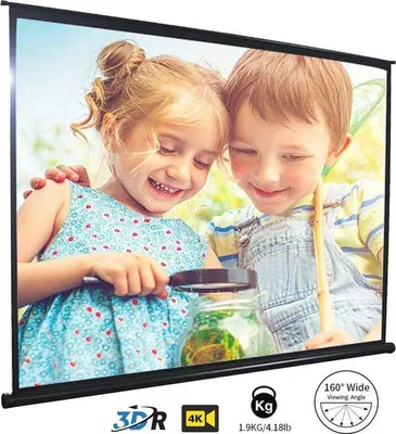 Produktbild von Reisegeeigneter 127 cm Beamerständer - Mobiler Projektionsstütz für Film- und Präsentationsvorführungen