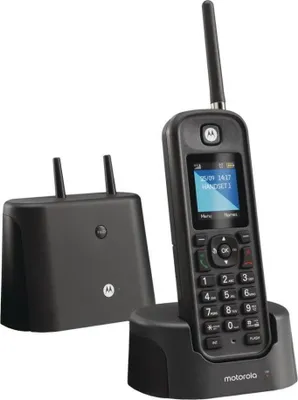 Produktbild von Motorola O201, DECT-Telefon, Kabelloses Mobilteil, Freisprecheinrichtung, 200 Eintragungen, Anrufer-Identifikation, Schwarz