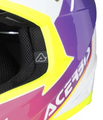 Obrázek produktu pro Motokrosová přilba ACERBIS T711 bílo-fialová-lesklá velikost L