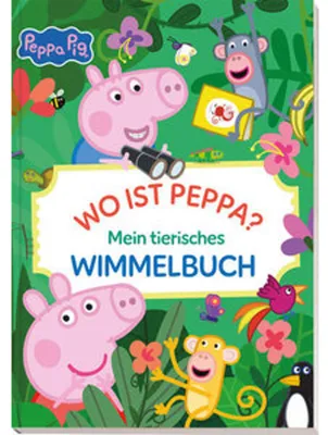 Obrázok produktu pre Peppa Pig: Wo ist Peppa? Mein tierisches Wimmelbuch