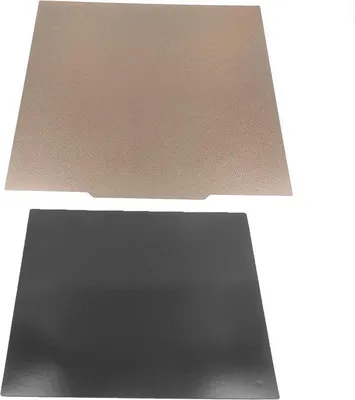 Obrázek produktu pro Stavební deska PEI 470 × 470 mm – pružná platforma z pružinové oceli – samolepicí podložka – CR10 MAXIMUM