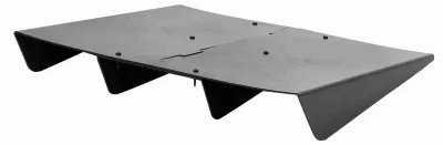 Image de Diffuseur de pare-chocs arrière à 4 ailettes avec protection de spoiler – Pièces universelles adaptées aux modèles Acura