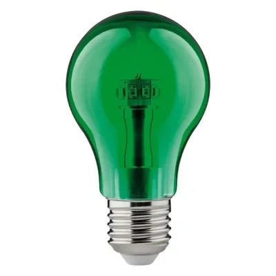 Productafbeelding van 10 x Paulmann LED-lampen, peervorm, 1W, E27, helder, groen