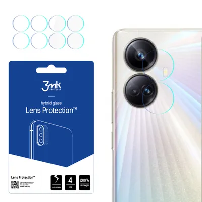Produktbild von 3mk Hybridglas Lens Protection für Realme 10 Pro+ Kamera Objektiv Kameralinse 0,16mm 6H (4 Stück)