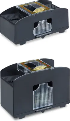 Produktbild von relaxdays 2 x Kartenmischmaschine