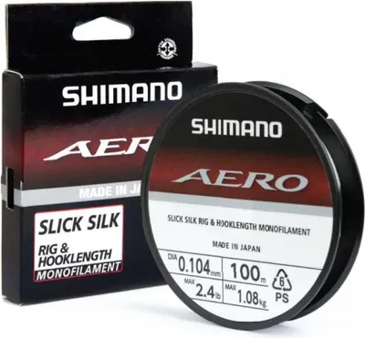 Obrázok produktu pre Shimano Fishing Aero Slick Silk Rig&hooklength Monofile Schnüre 100 M Schwarz 0.114 mm Schwarz 0.114 mm