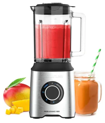 Imagen del producto de Taurus PRIOR ADVANCE 1800, Batidora de pie, 2 litros, Interruptor de pulsación, Tritura hielo, 1800 W, Color , Acero inoxidable, Transparente