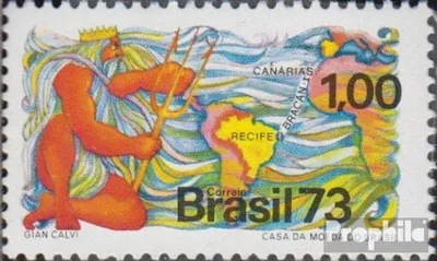 Produktbild von Briefmarken Brasilien 1973 Mi 1364 (kompl.Ausg.) gestempelt Einweihung des Unterseekabels