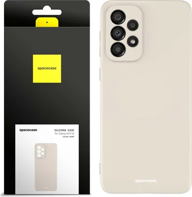 Immagine prodotto di Custodia in silicone SPACECASE Custodia in silicone per Galaxy A33 5G Beige