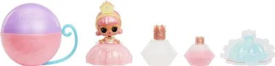 Produktbild von L.O.L. Surprise! Princess Tots - Enthält 1 Puppe, Blindverpackung, mit 2 Farben zum Kreieren eines Prinzessinnen-Kleides, 8 Puppen zum Sammeln