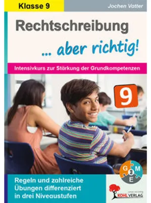 Produktbild von Rechtschreibung ... aber richtig! / Klasse 9